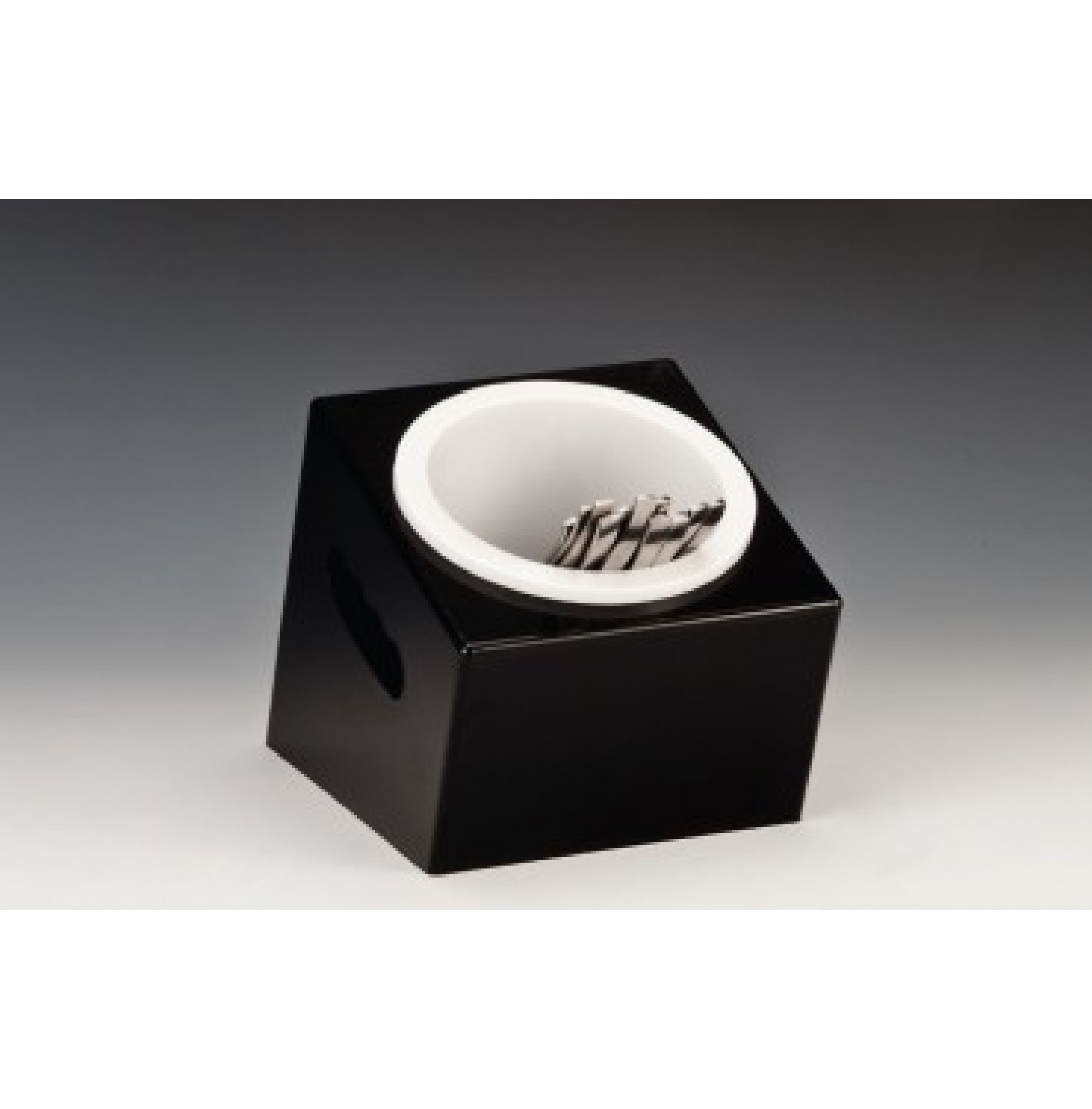 POLYCARBONAT GÖZLÜ ÇATAL, KAŞIK STANDI 16,5 X 18 X H: 15 Cm